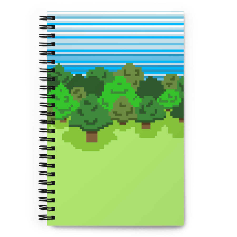 Python Pixel Art Notebook Spiral Notebook - Pixilart Shop