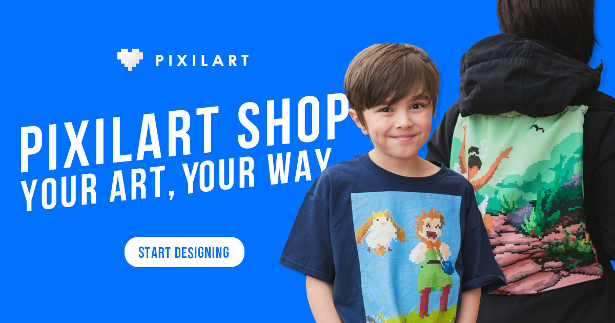 Pixilart Shop - Custom Pixel Art SHIRTS